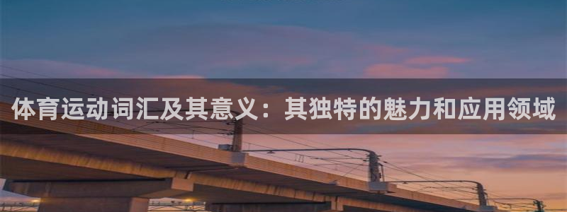 01体育赛事直播：体育运动词汇及其意义：其独特的魅力和应用领域